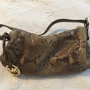 Michael Kors Snakeskin Shoulder Bag